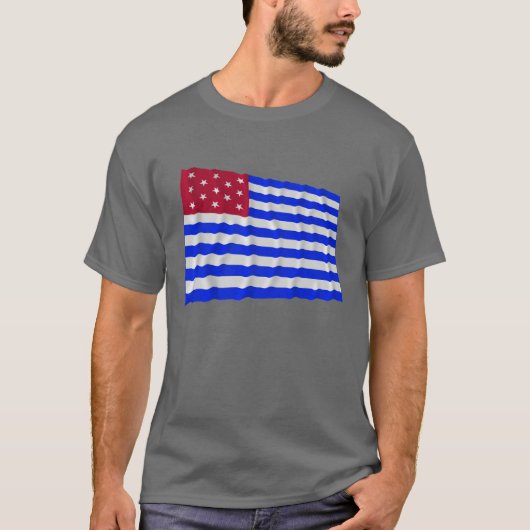 Fort Mercer Waving Flag T-shirt (Voorkant)