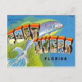 Fort Meyers Florida Briefkaart (Voorkant)