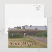 FORT MIFFLIN BRIEFKAART (Voorkant / Achterkant)