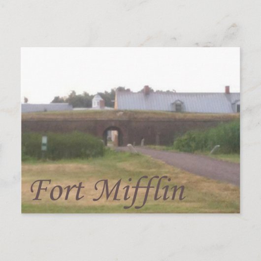 FORT MIFFLIN BRIEFKAART (Voorkant)