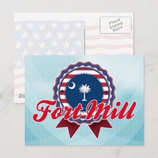 Fort Mill, SC Briefkaart (Voorkant / Achterkant)
