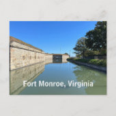 Fort Monroe, Virginia Briefkaart (Voorkant)
