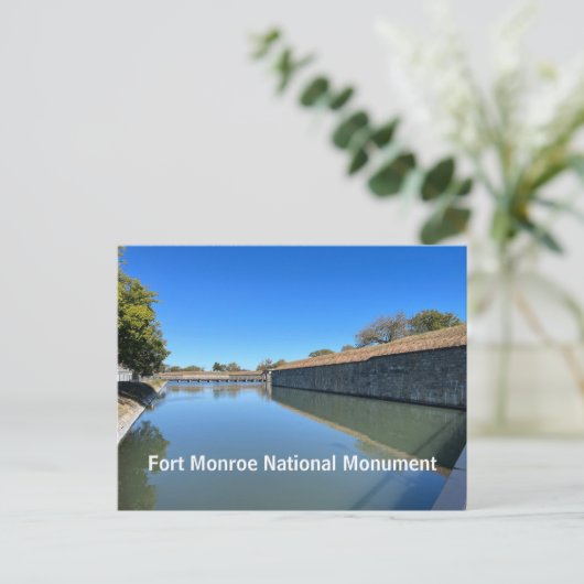 Fort Monroe, Virginia Briefkaart (Staand voorkant)