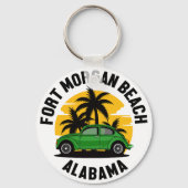 Fort Morgan Beach, Alabama Sleutelhanger (Achterkant)