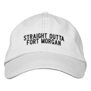 Fort Morgan Colorado Hoed Geborduurde Pet