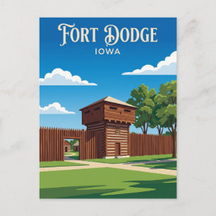 Fort Museum en Frontier Village USA Briefkaart