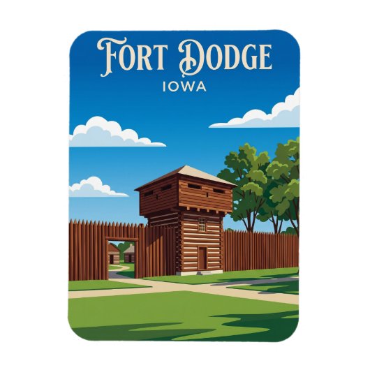 Fort Museum en Frontier Village USA Magneet (Verticaal)