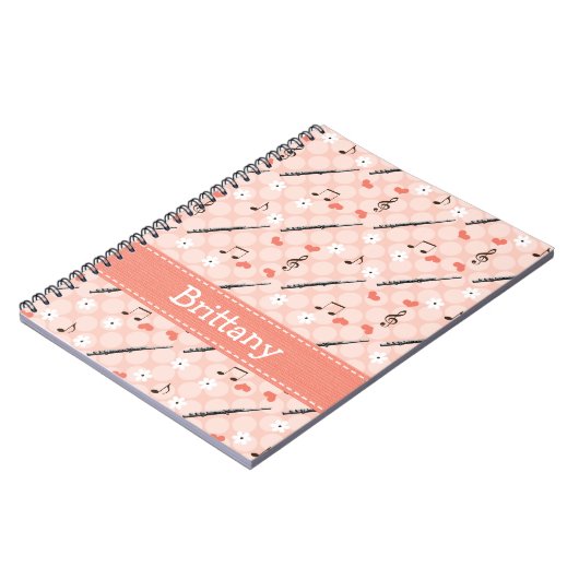 Fort Music Note Spiral Notebook Journal Notitieboek (Linkerzijde)