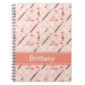Fort Music Note Spiral Notebook Journal Notitieboek (Voorkant)