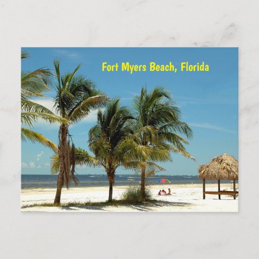 Fort Myers Beach, Florida Briefkaart (Voorkant)