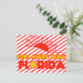 Fort Myers Beach, Florida Briefkaart (Staand voorkant)