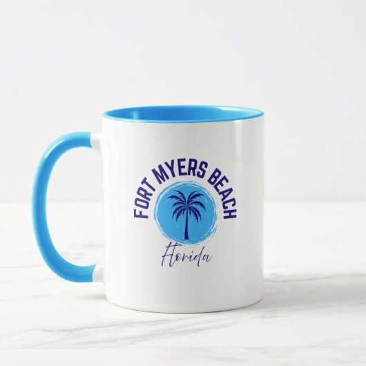 Fort Myers Beach Florida Coffee Mug Mok (Links)
