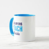 Fort Myers Beach Florida Coffee Mug Mok (Voorkant links)
