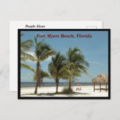 Fort Myers Beach, Florida Feestdagenkaart (Voorkant / Achterkant)