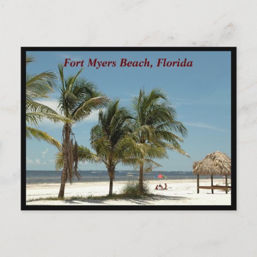 Fort Myers Beach, Florida Feestdagenkaart (Voorkant)