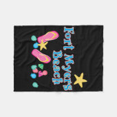 Fort Myers Beach Florida Fleece Deken (Voorkant (Horizontaal))