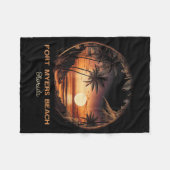 Fort Myers Beach Florida  Fleece Deken (Voorkant (Horizontaal))