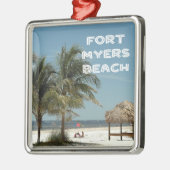 Fort Myers Beach Florida Metalen Ornament (Links)