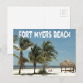 Fort Myers Beach Florida Scene Briefkaart (Voorkant / Achterkant)