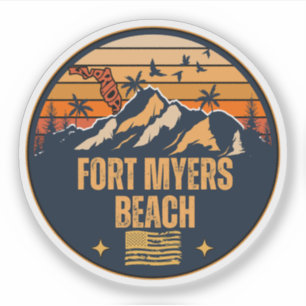 Fort Myers Beach, Florida Sticker