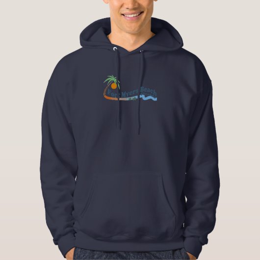 Fort Myers Beach. Hoodie (Voorkant)