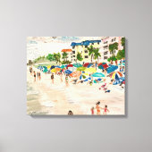 "Fort Myers Beach" in acryl Canvas Afdruk (Voorkant)