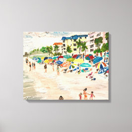 "Fort Myers Beach" in acryl Canvas Afdruk