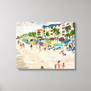 "Fort Myers Beach" in acryl Canvas Afdruk