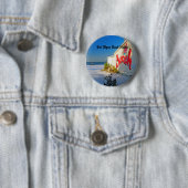 Fort Myers Beach Ronde Button 5,7 Cm (In situ)