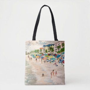 "Fort Myer's Beach" schilderij van Therese Kramer Tote Bag