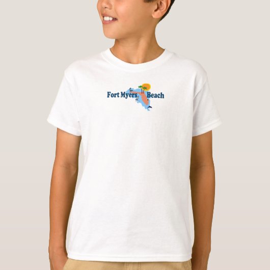Fort Myers Beach. T-shirt (Voorkant)