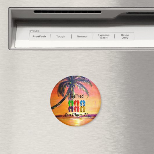 Fort Myers, FL in ruste Magneet (Insitu (Vaatwasser))