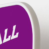 Fort Myers Florida Amerikaanse Paarse en witte dou Pickleball Paddle (Links Detail)