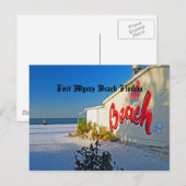 Fort Myers florida Briefkaart (Voorkant / Achterkant)