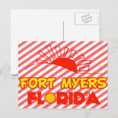 Fort Myers, Florida Briefkaart (Voorkant / Achterkant)