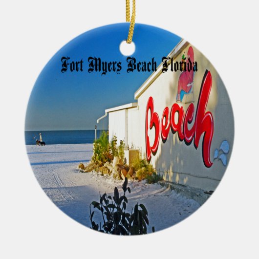 Fort Myers florida Keramisch Ornament (Voorkant)