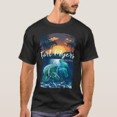 Fort Myers Florida Manatees Vacation Souvenir Man T-shirt (Voorkant)