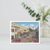 Fort Myers, Florida  scène van de eerste straat Briefkaart (Staand voorkant)