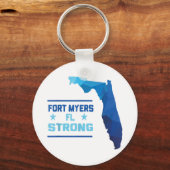 Fort Myers Florida Sterk Sleutelhanger (Voorkant)