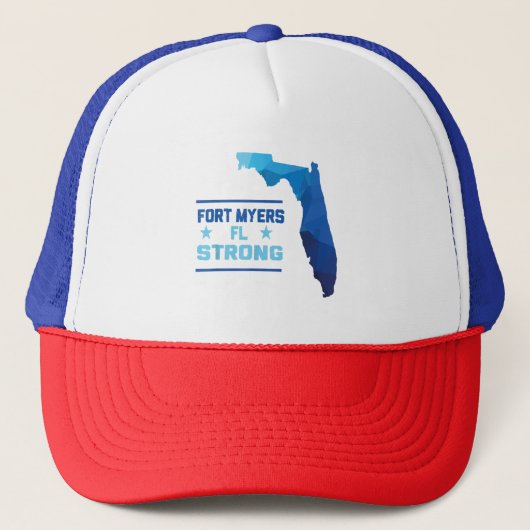 Fort Myers Florida Sterk Trucker Pet (Voorkant)