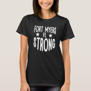 Fort Myers Florida Sterke gemeenschapskracht Praye T-shirt