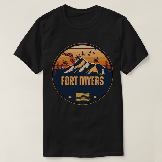 Fort Myers, Florida T-shirt (Design voorkant)
