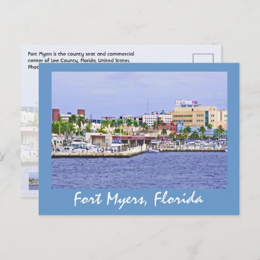 Fort Myers, Florida, VS Briefkaart (Voorkant / Achterkant)