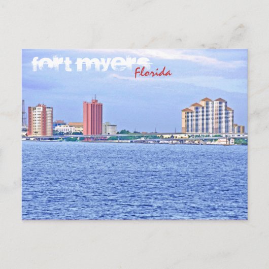 Fort Myers, Florida, VS Briefkaart (Voorkant)