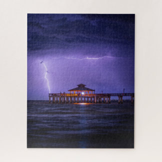 Fort Myers Pier Lightning Legpuzzel