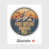 Fort Myers Shores, Florida  Sticker (Vel)