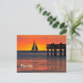Fort Myers sunset Briefkaart (Staand voorkant)