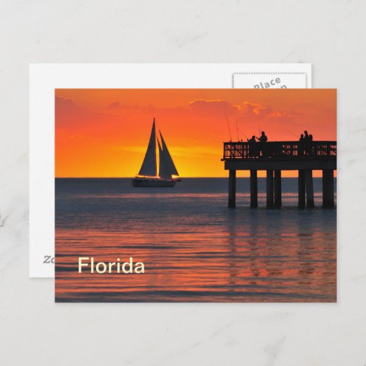 Fort Myers sunset Briefkaart (Voorkant / Achterkant)