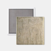 Fort onder Siege, uit Nimrud, Irak Magneet (Voorkant / Achterkant)