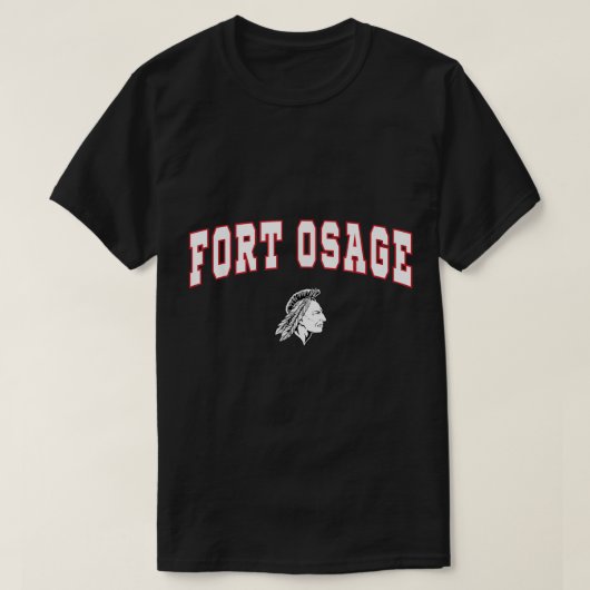 Fort Osage High School Indiërs T-shirt (Design voorkant)